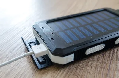 Ultralight foldable solar charger in a backpack