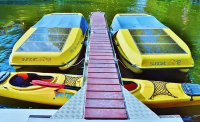 Solar-powered vehicles including car, boat, and plane