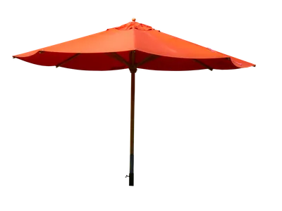 Solar triangle sun shade over a backyard patio