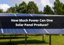 how much power can one solar panel produce
